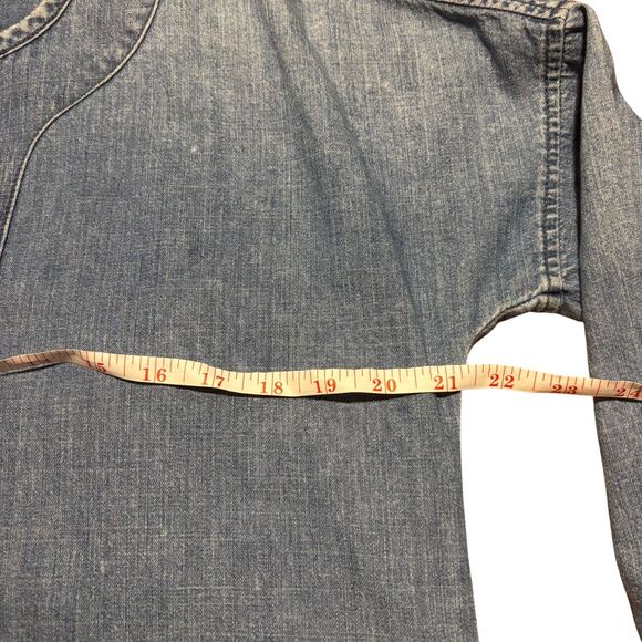 Madewell Blue Denim Artiste Mini Tunic Dress- Size XS - Picture 7 of 9